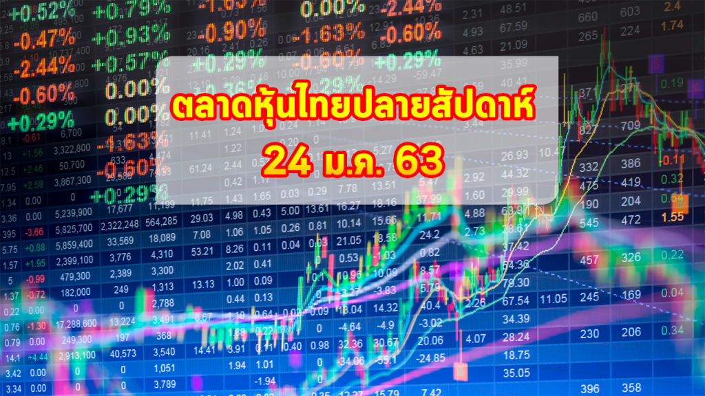 ภาพรวมตลาดหุ้นไทย ปิดปลายสัปดาห์