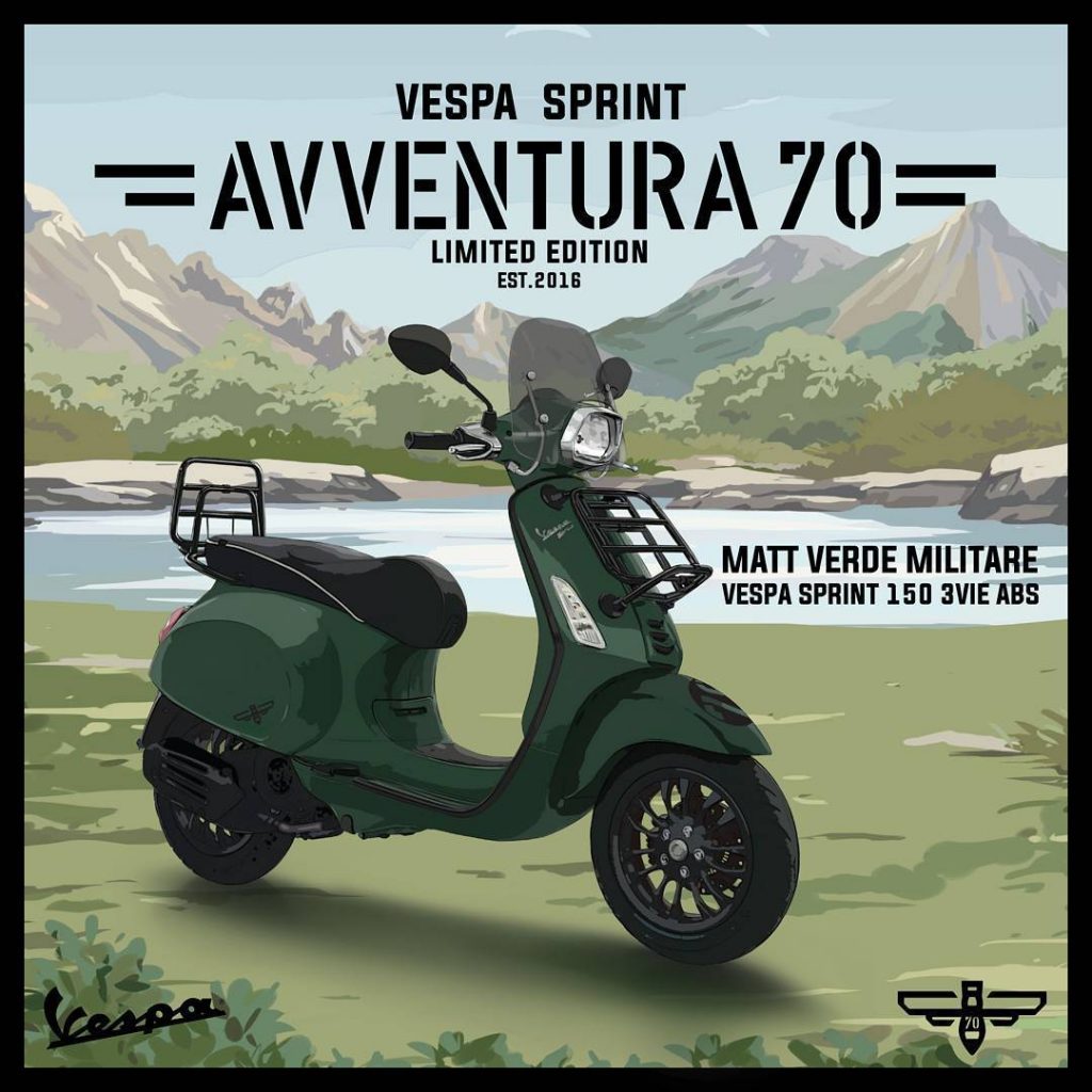 Vespa Sprint Avventura 70 Limited Edition