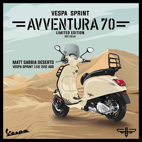 Vespa Sprint Avventura 70 Limited Edition