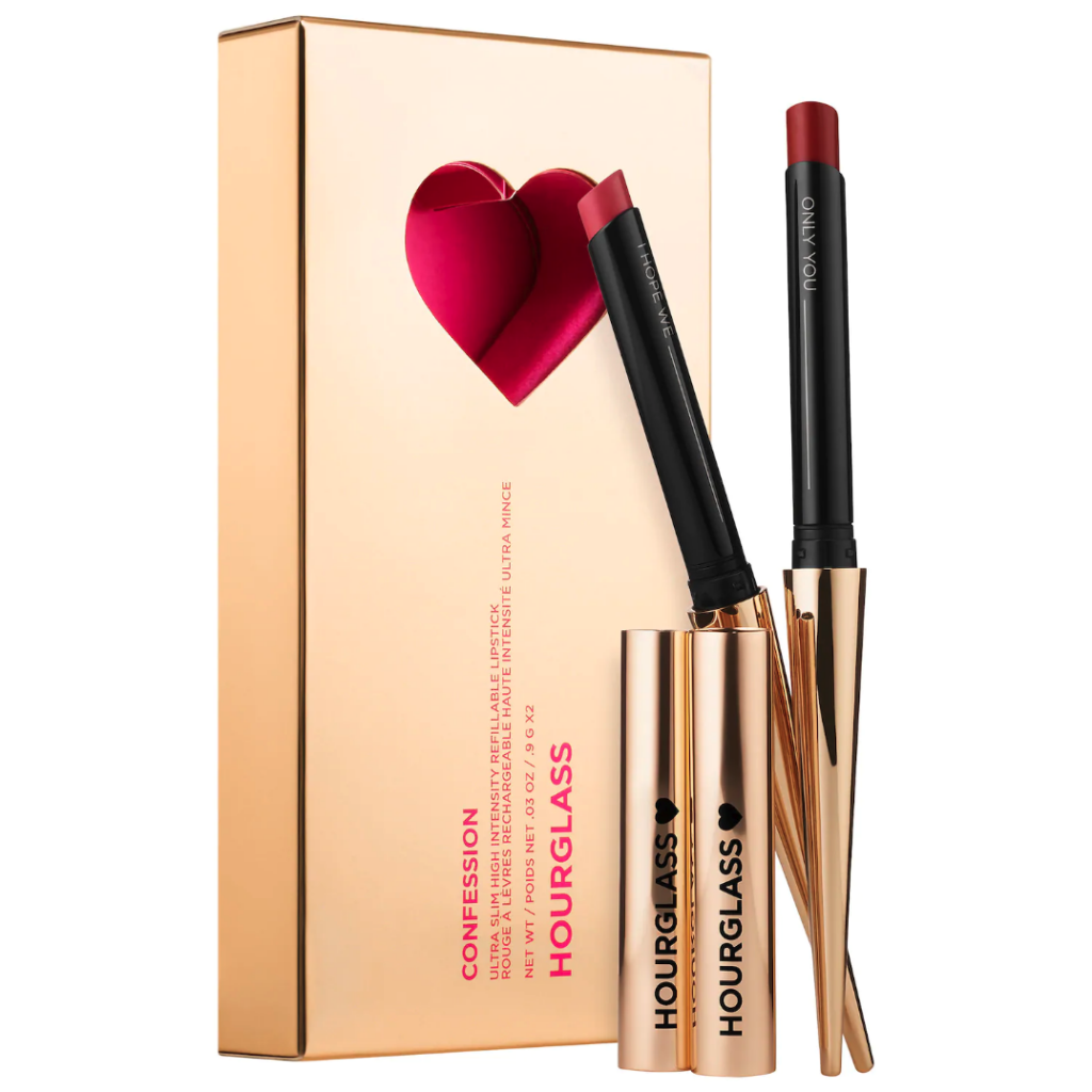 Hourglass ปล่อยเซ็ตลิปสติก Confession Refillable Lipstick Set ต้อนรับ